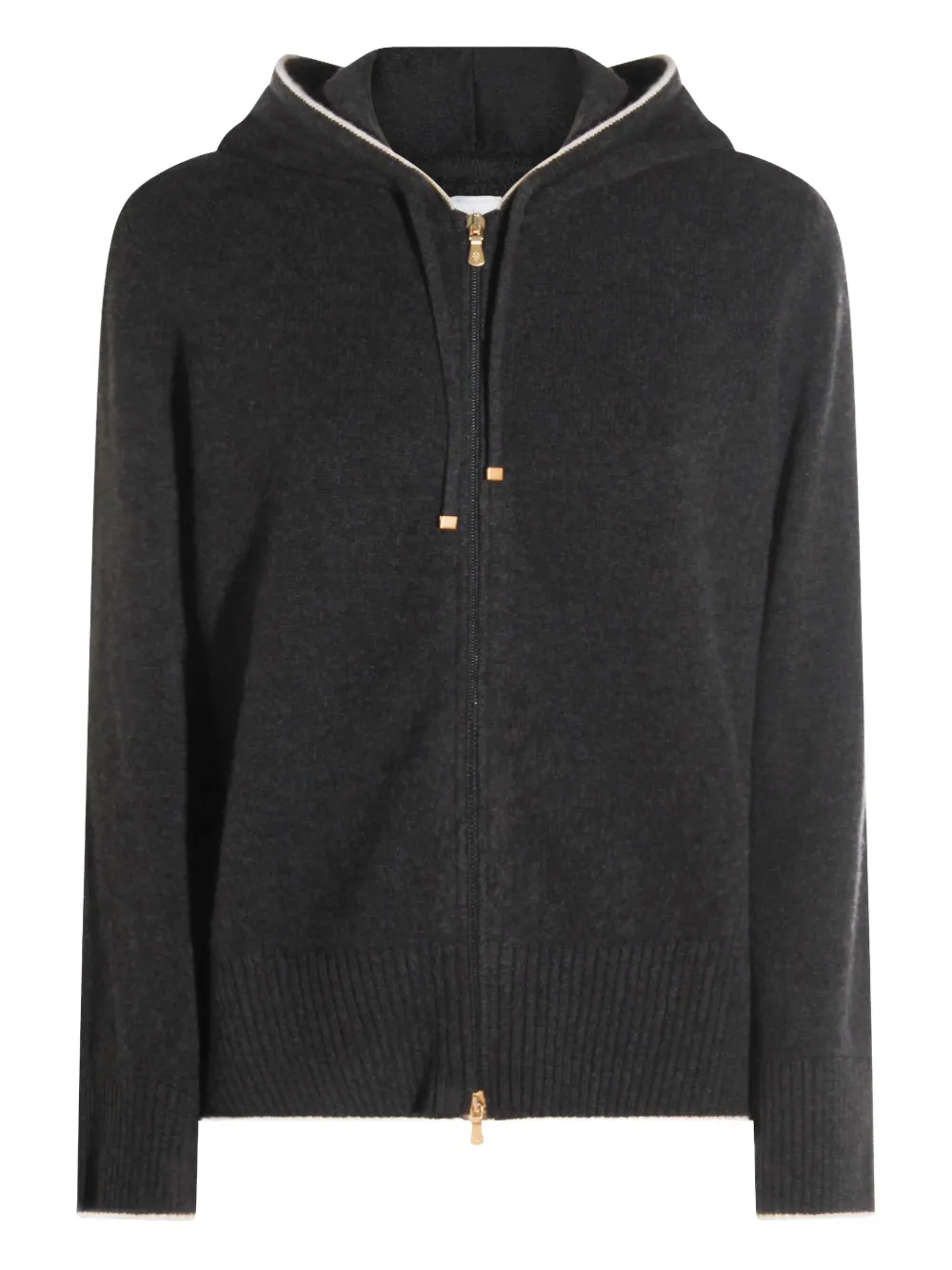 Eleventy hooded cardigan Grijs