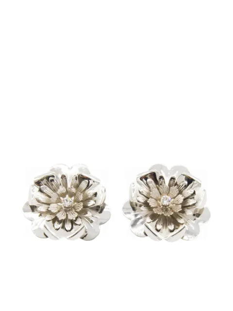 Blumarine embellished-flower earrings