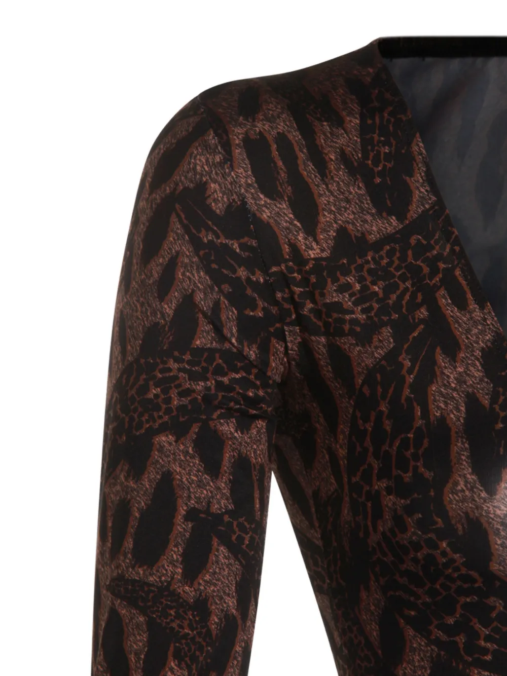Fiorucci long-sleeved animal-print bodie Bruin