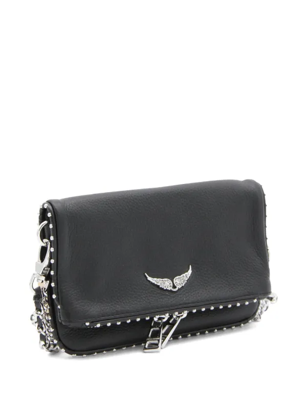 Zadig & Voltaire ザディグ　ブラックレザーバッグ Zadig & Voltaire ザディグ ブラックレザーバッグ