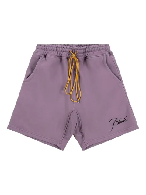 RHUDE drawstring terry shorts