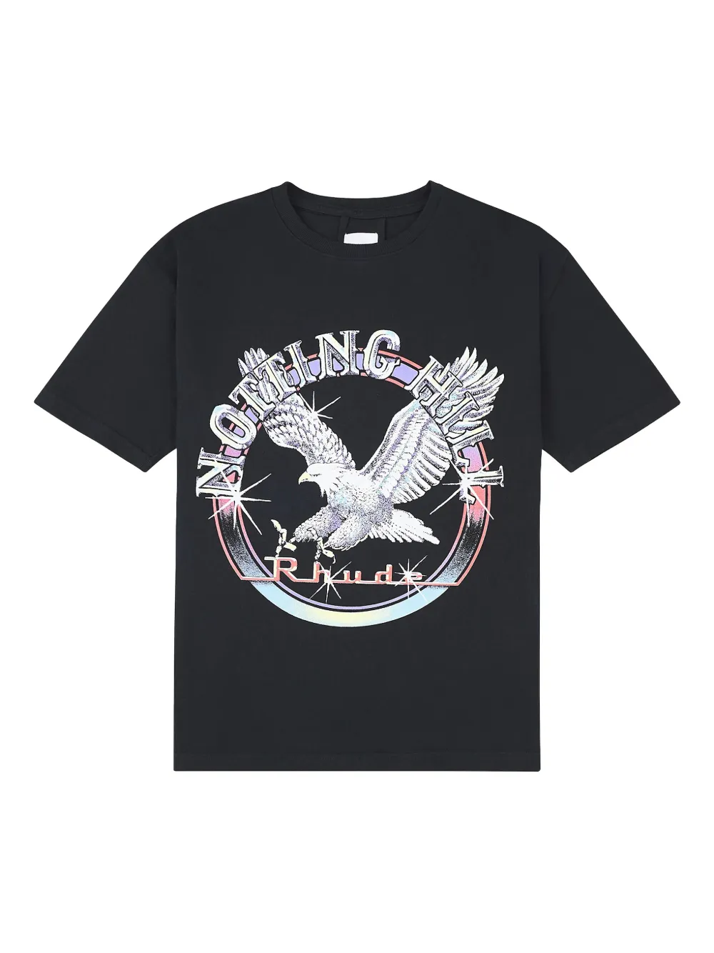 RHUDE Notting Hill Eagle T-shirt met grafische print Zwart