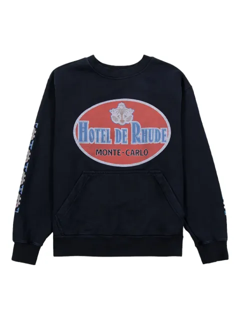 RHUDE Hotel de Rhude Monte-Carlo graphic sweatshirt