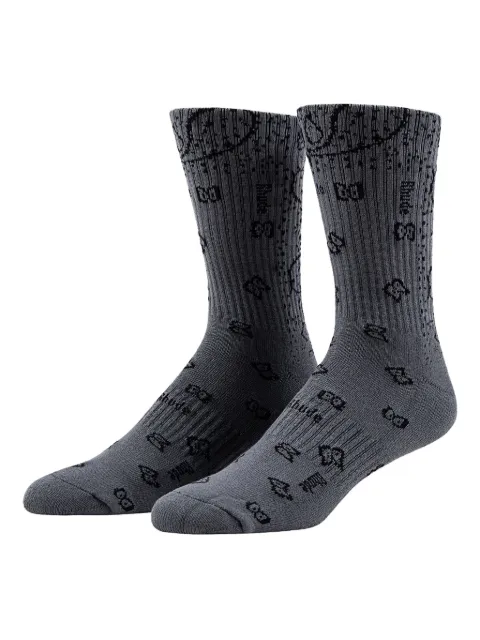 RHUDE bandana-jacquard socks