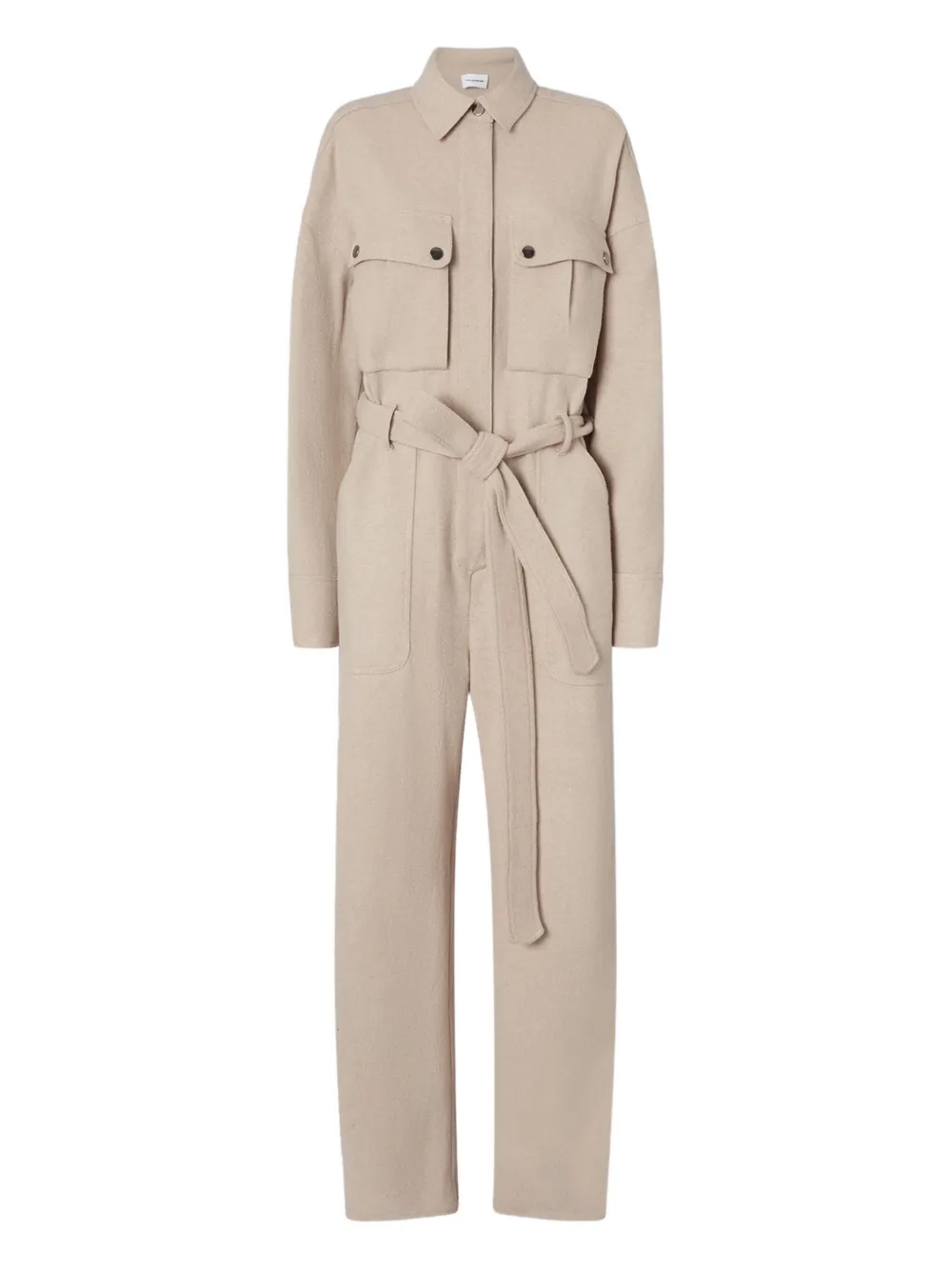 THE ANDAMANE cargo belted jumpsuit | Neutrals | Image 1