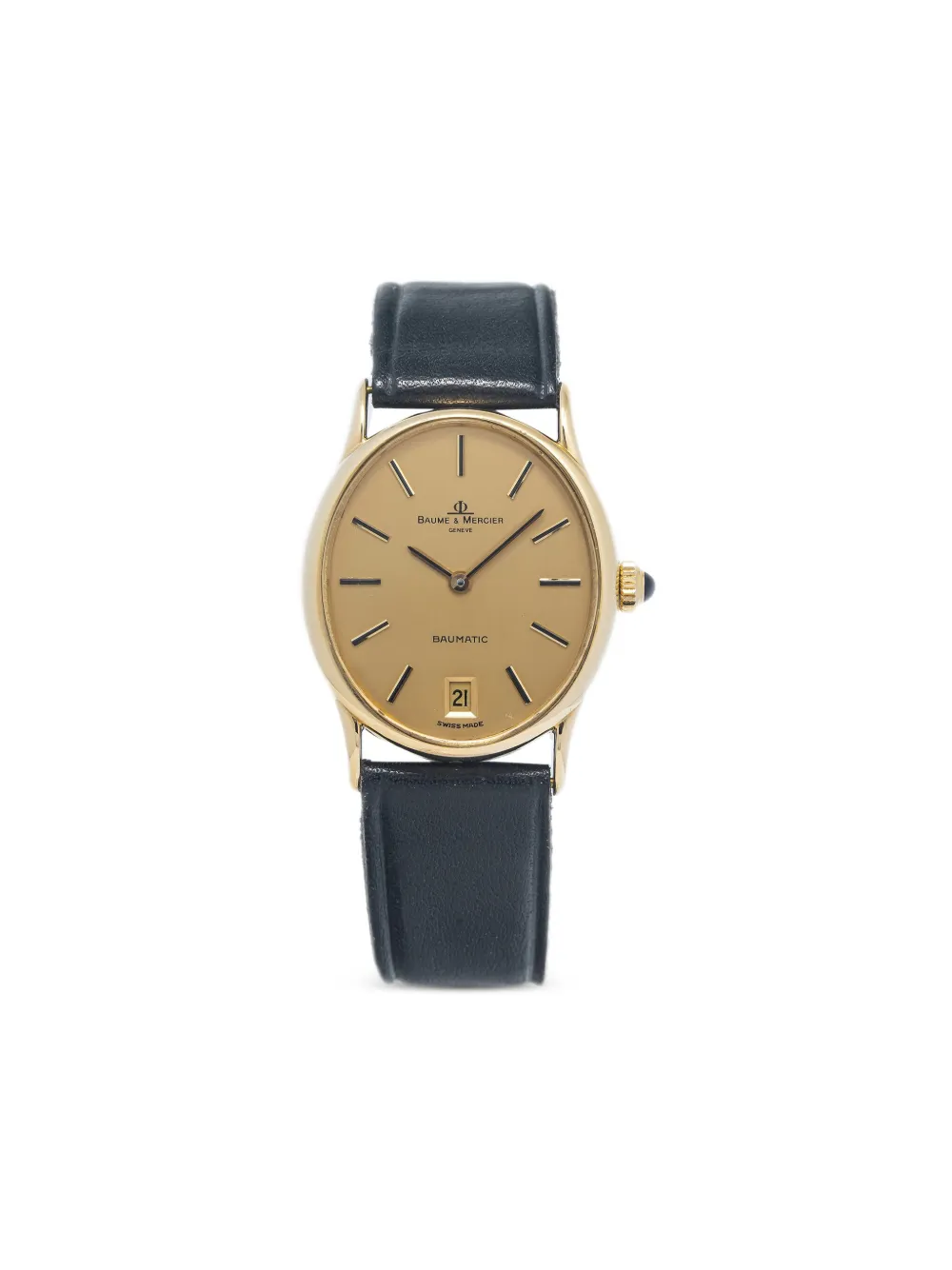 Pre-owned Baume & Mercier Ellipse 30mm In Black