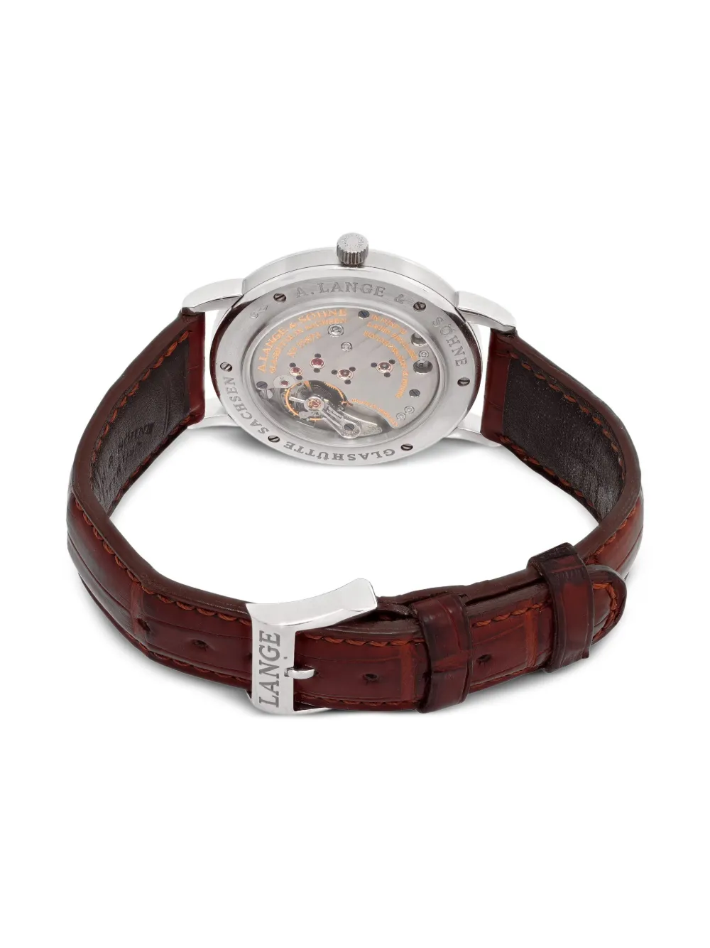 Pre-owned A. Lange & Sohne Manual Movement 36mm In Brown