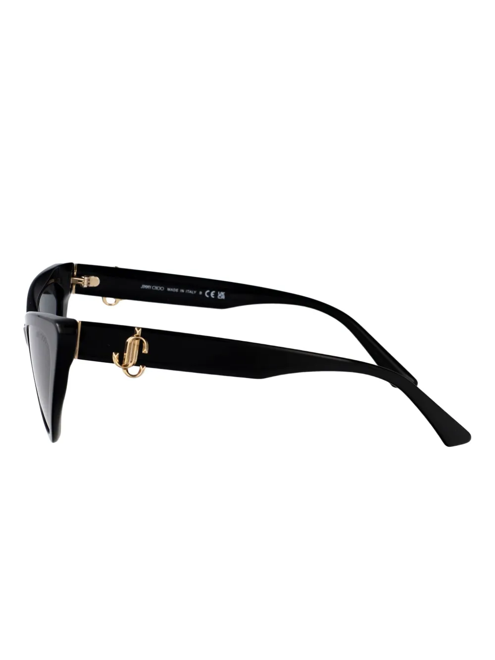 Jimmy Choo Eyewear cat-eye logo-detail sunglasses Zwart