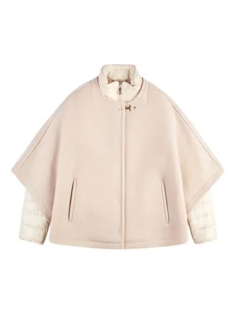 Fay double-face three-way cape 