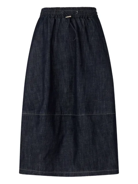STUDIO TOMBOY drawstring denim skirt