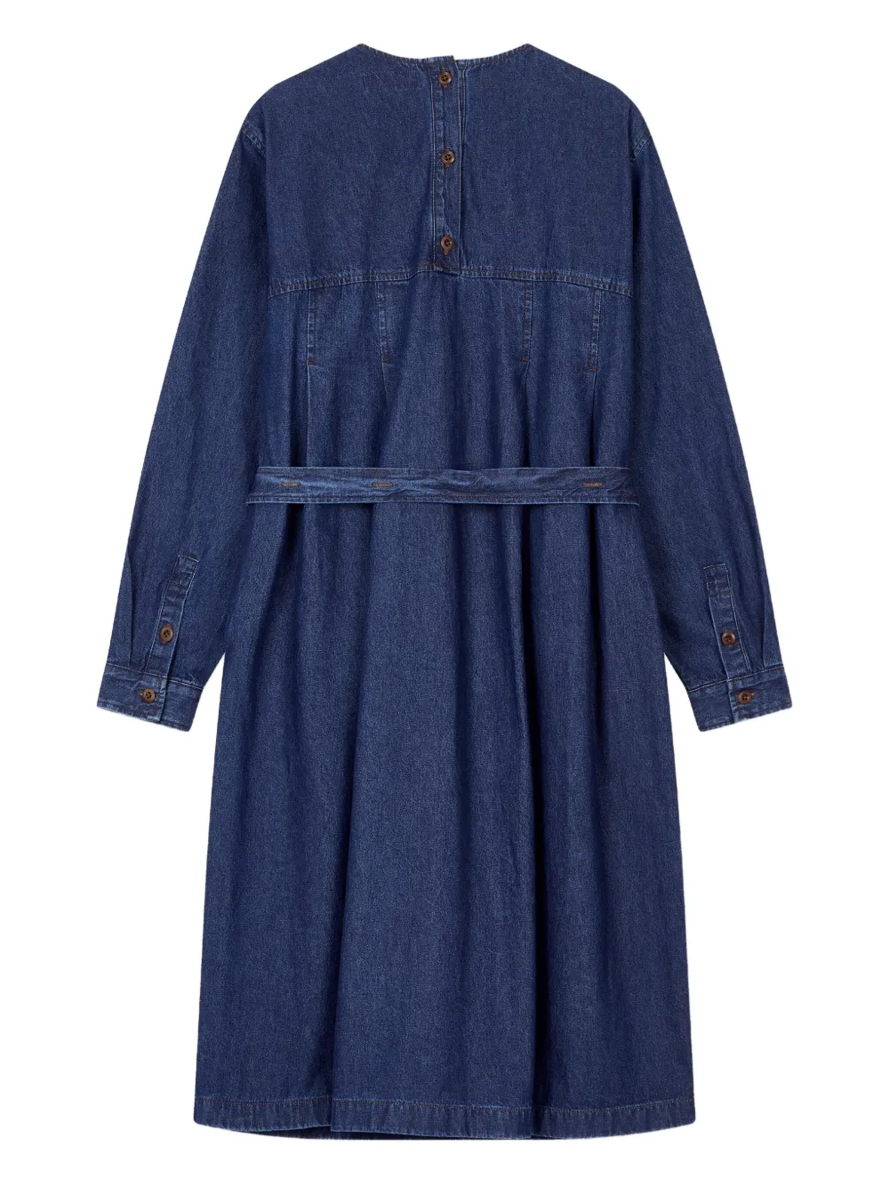 STUDIO TOMBOY waist-belt denim shirt dress | Blue | Image 1