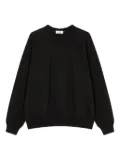 STUDIO TOMBOY back-logo ribbed sweatshirt - Black