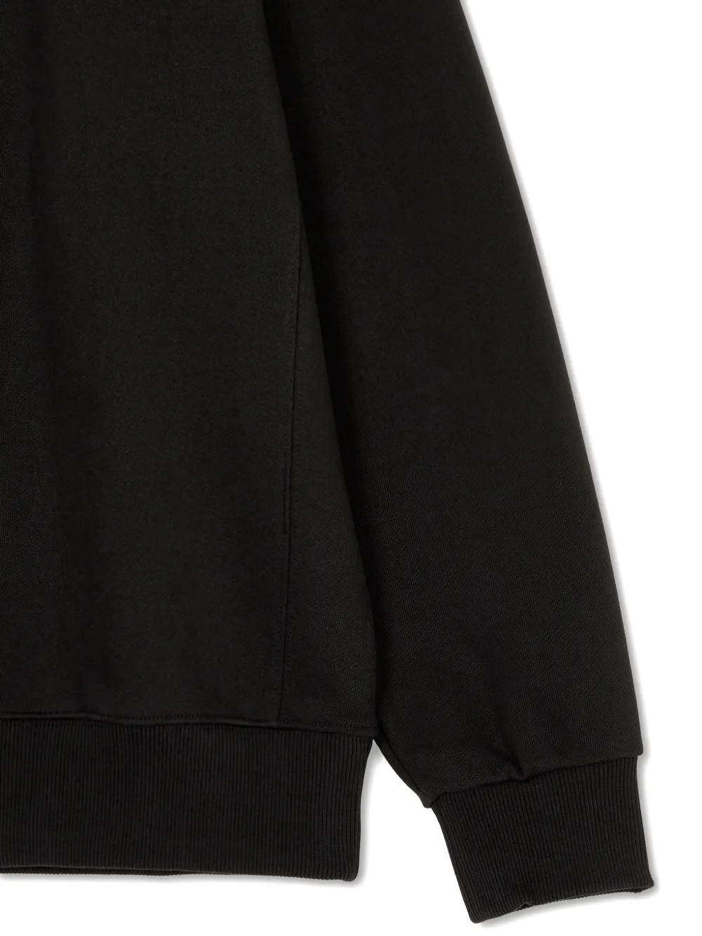 Studio Tomboy Back-logo Ribbed Sweatshirt In Black