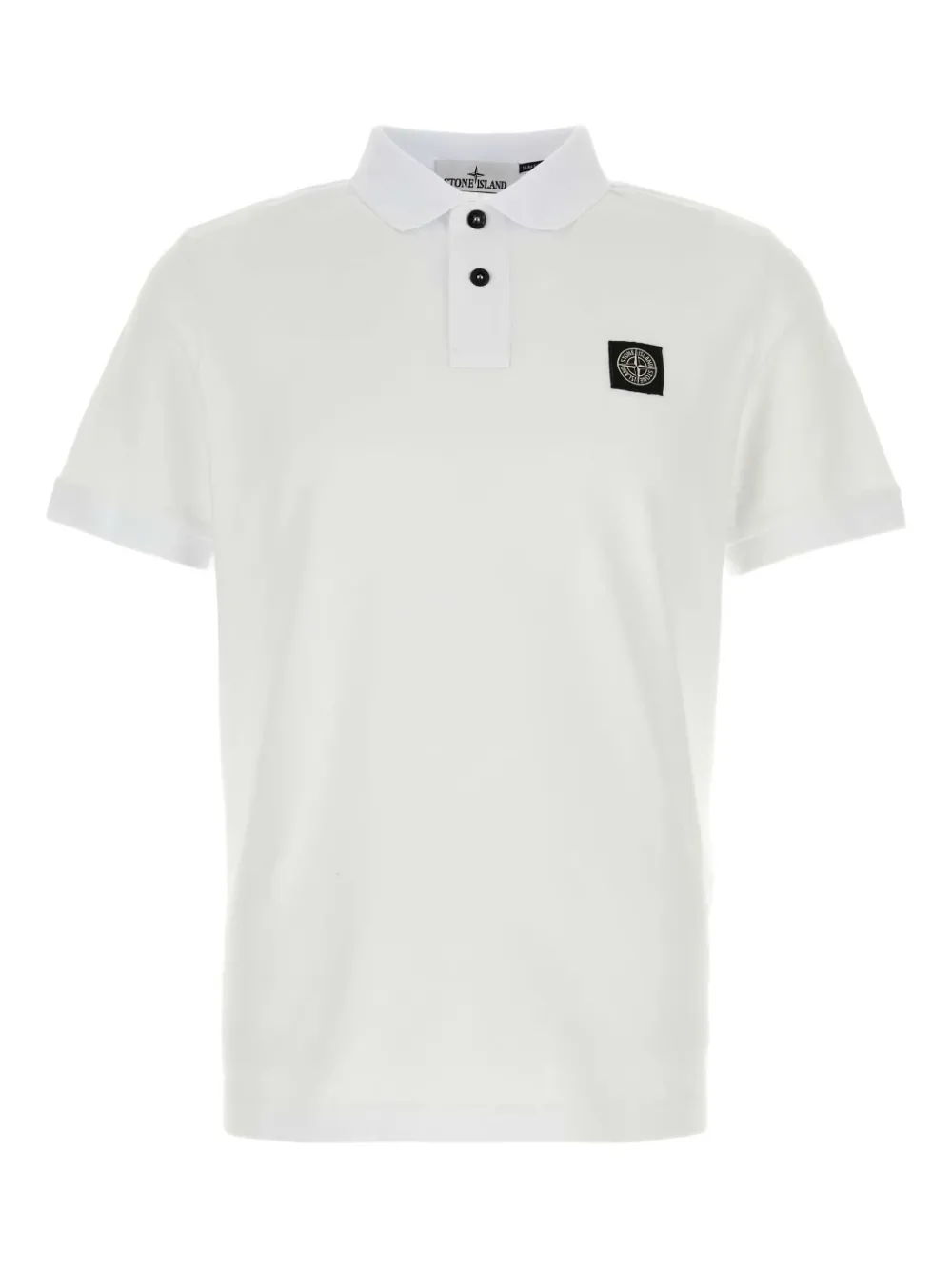 Stone Island short-sleeve polo shirt Wit
