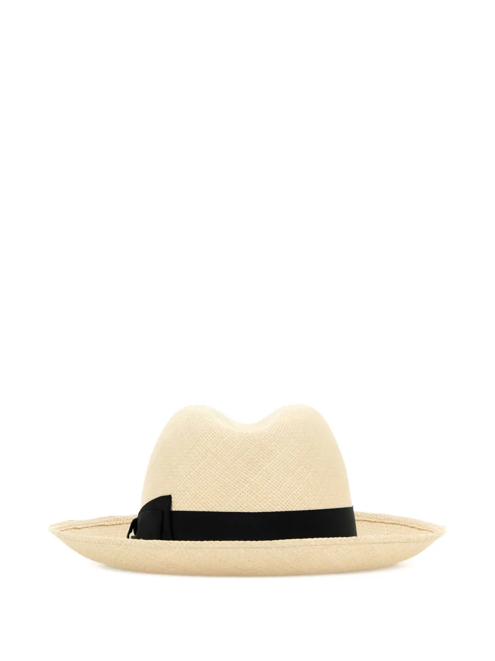 Borsalino Amedeo Ribon-detail Hat In Neutral