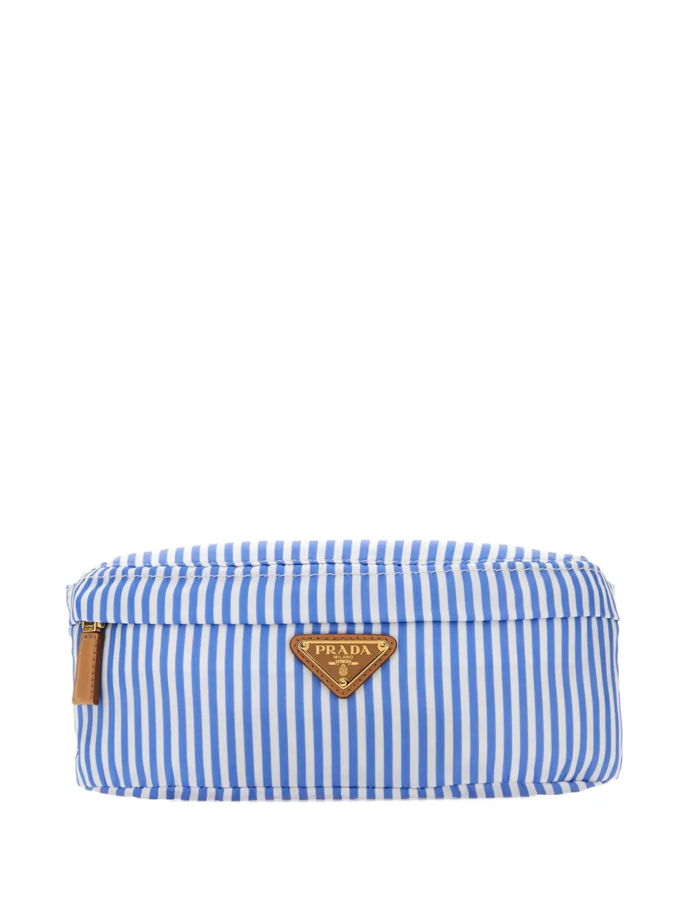 Prada striped belt bag Blauw