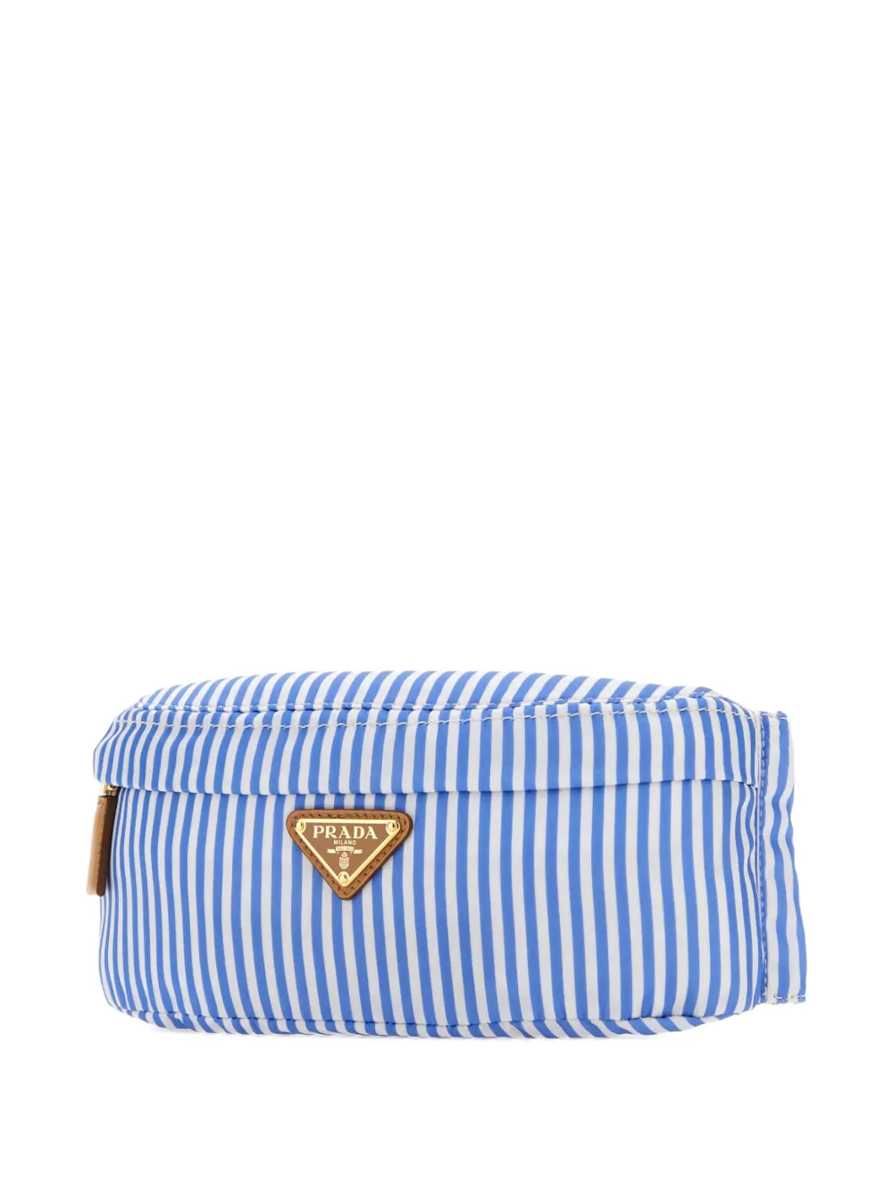 Prada striped belt bag Blauw