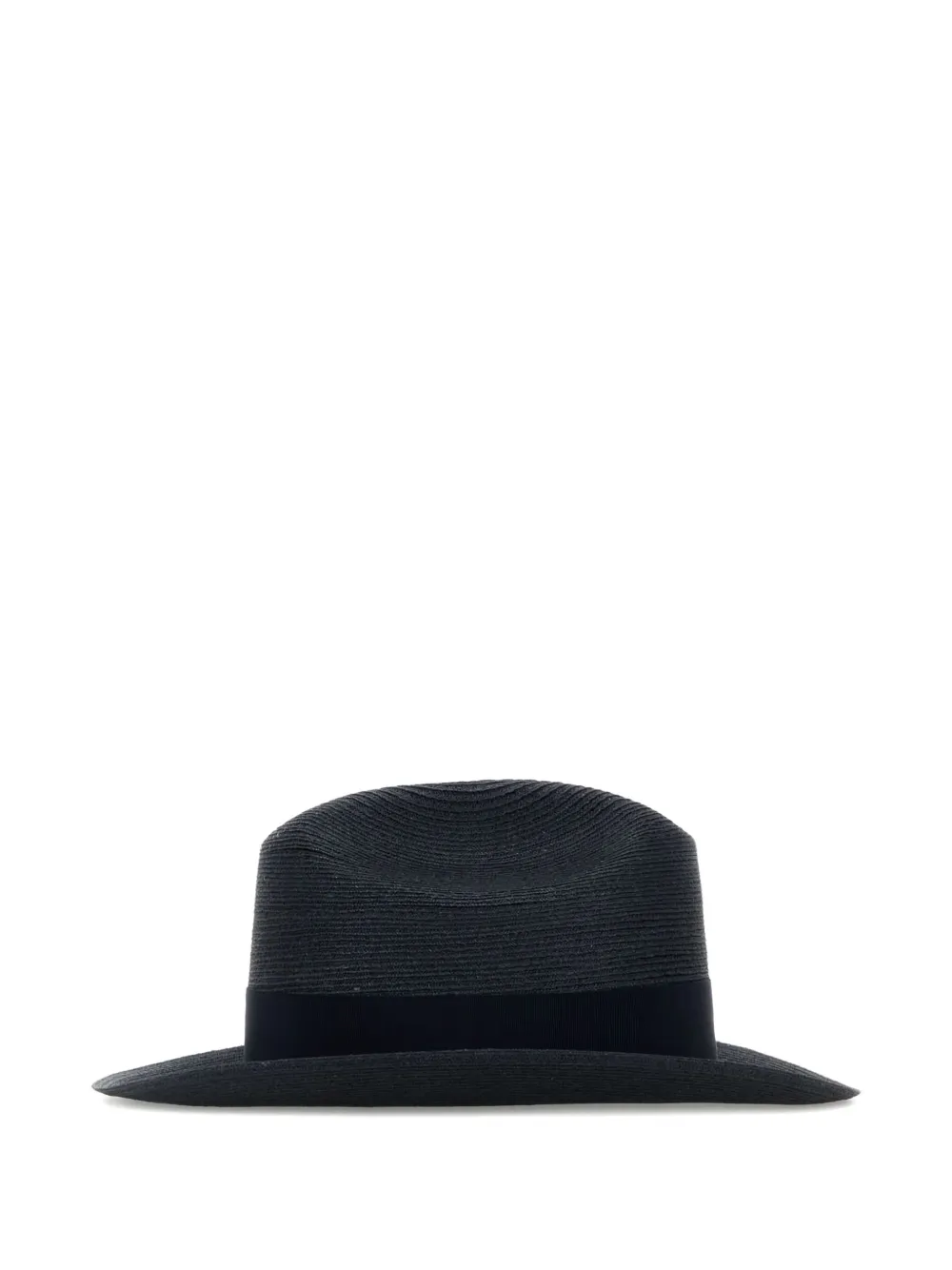 Borsalino ribbon-detail hat Zwart