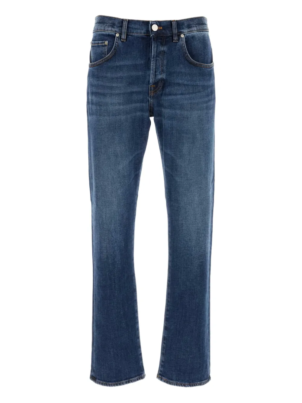 PT Torino cotton-blend denim jeans Blauw