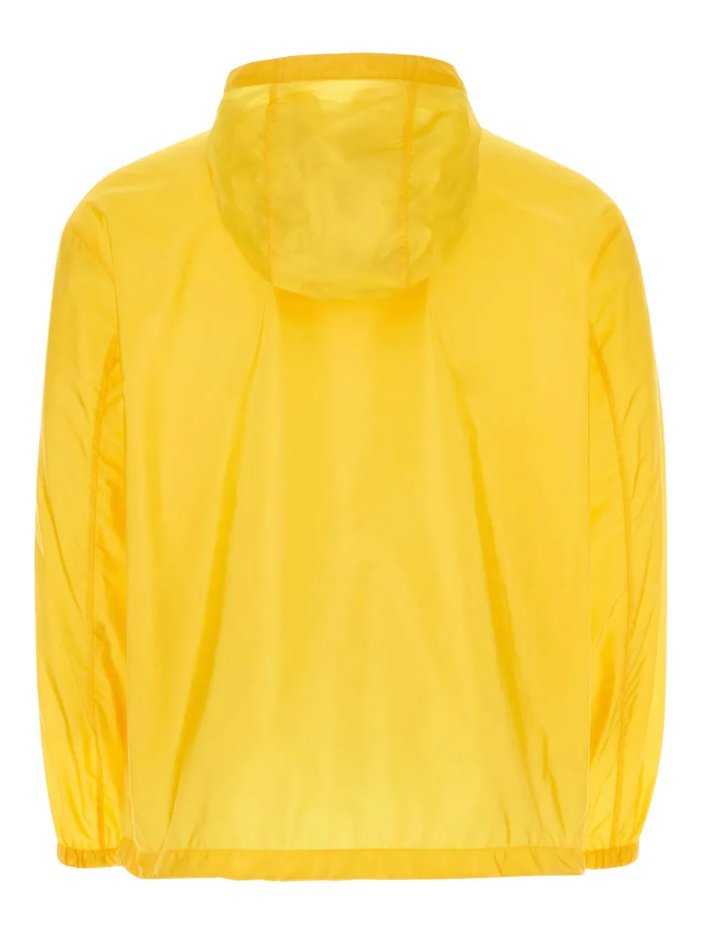 Prada hooded zip-front jacket Geel