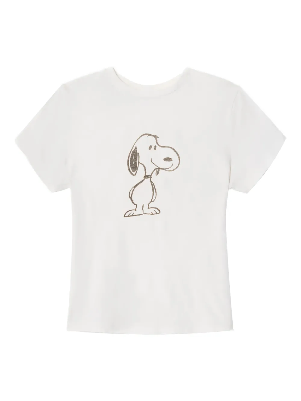 RE/DONE スヌーピー グラフィック Tシャツ - ホワイト RE/DONE スヌーピー グラフィック Tシャツ - ホワイト