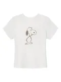 RE/DONE snoopy-graphic tee - White