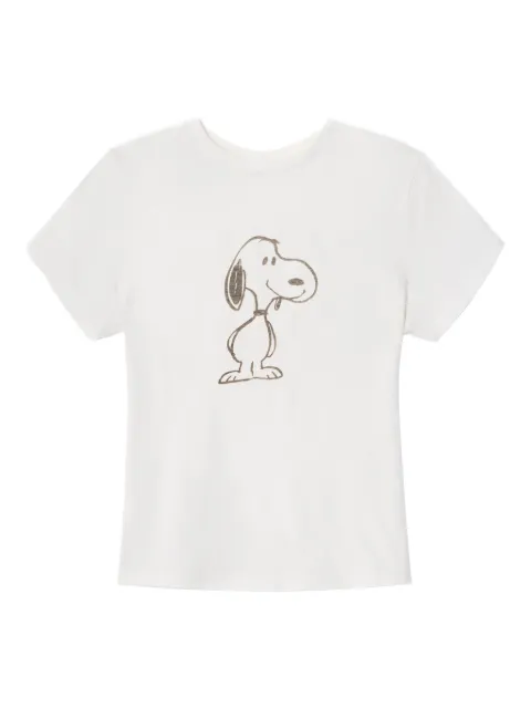 RE/DONE snoopy-graphic tee