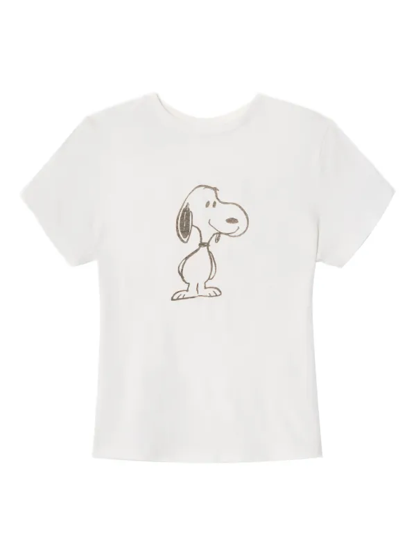RE/DONE スヌーピー グラフィック Tシャツ | ホワイト | FARFETCH JP