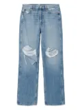 RE/DONE 90s high-rise distressed jeans - Blue