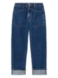 RE/DONE Bender double-pocket cuffed jeans - Blue