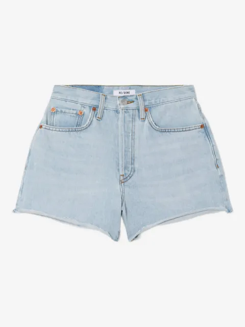 RE/DONE 70s high-rise frayed shorts