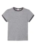 RE/DONE ringer-detail tee - Grey