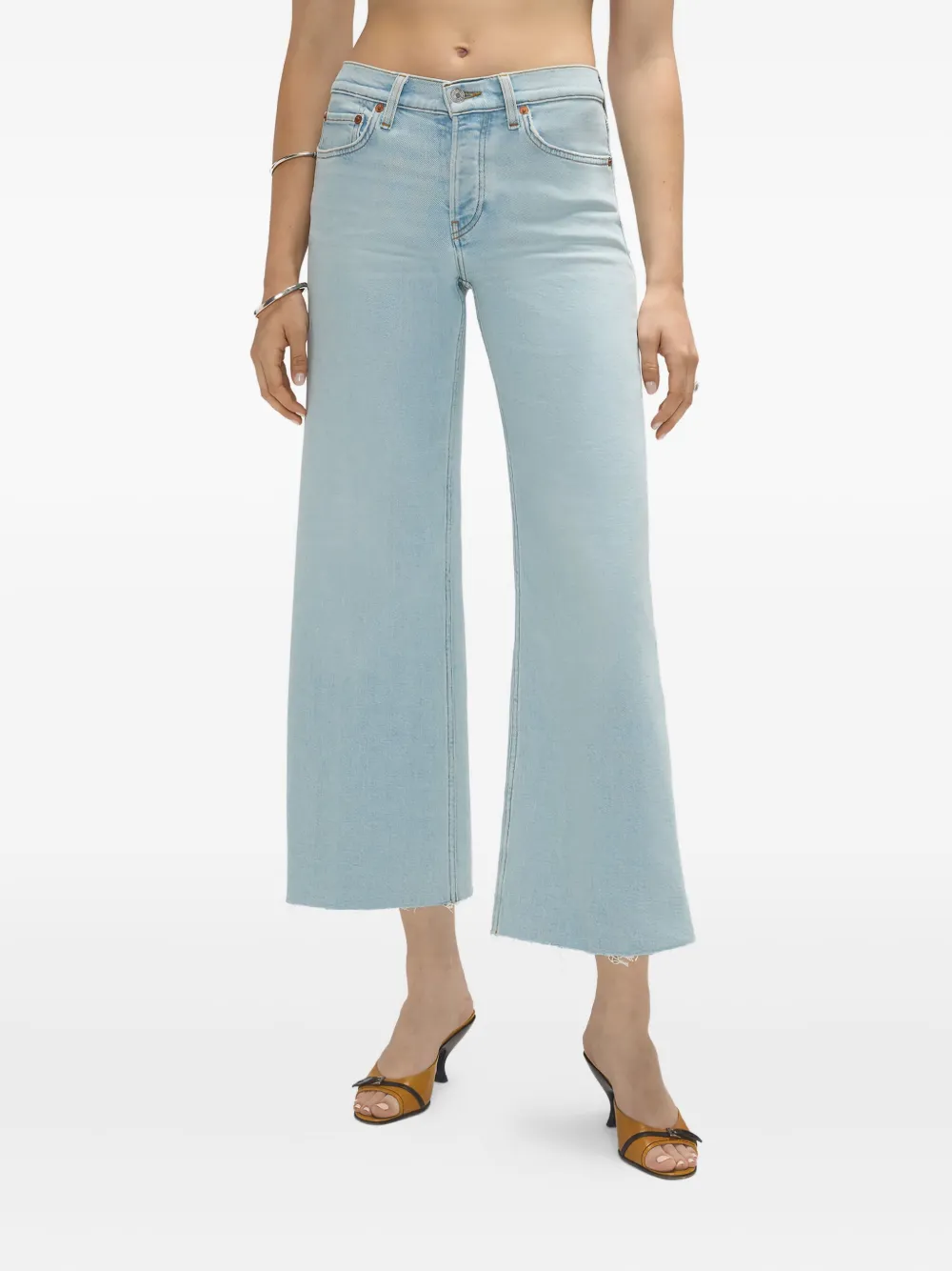 RE/DONE x Levi's mid-rise jeans - Blauw