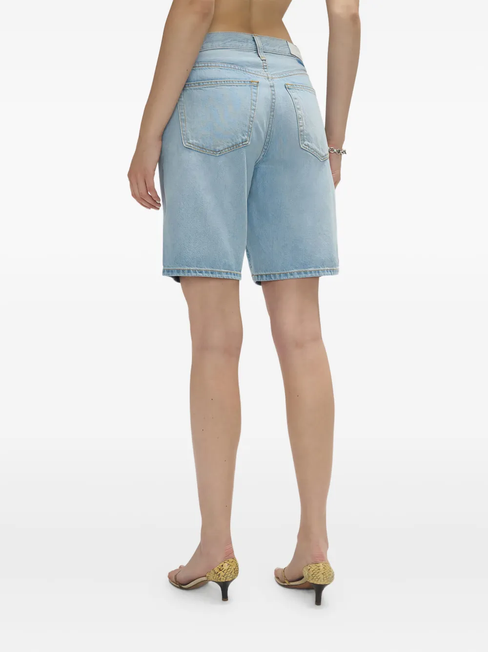 RE DONE The Thrasher denim shorts Blauw