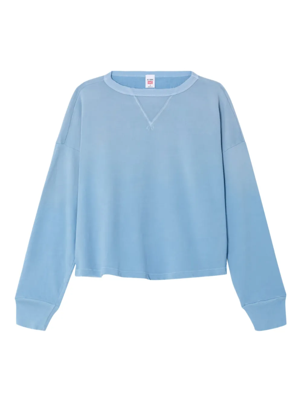 RE/DONE x Hanes crew-neck sweatshirt | Blue | Image 1