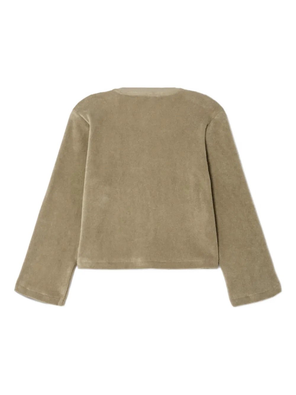 RE DONE long sleeve boxy tee Groen