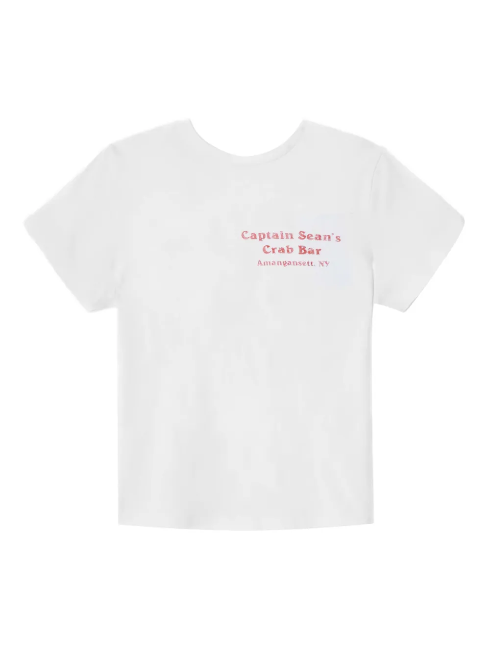 RE/DONE crab graphic tee | White | Image 1