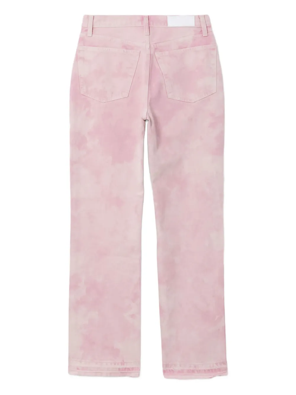 RE DONE 90s high-rise tie-dye jeans Roze
