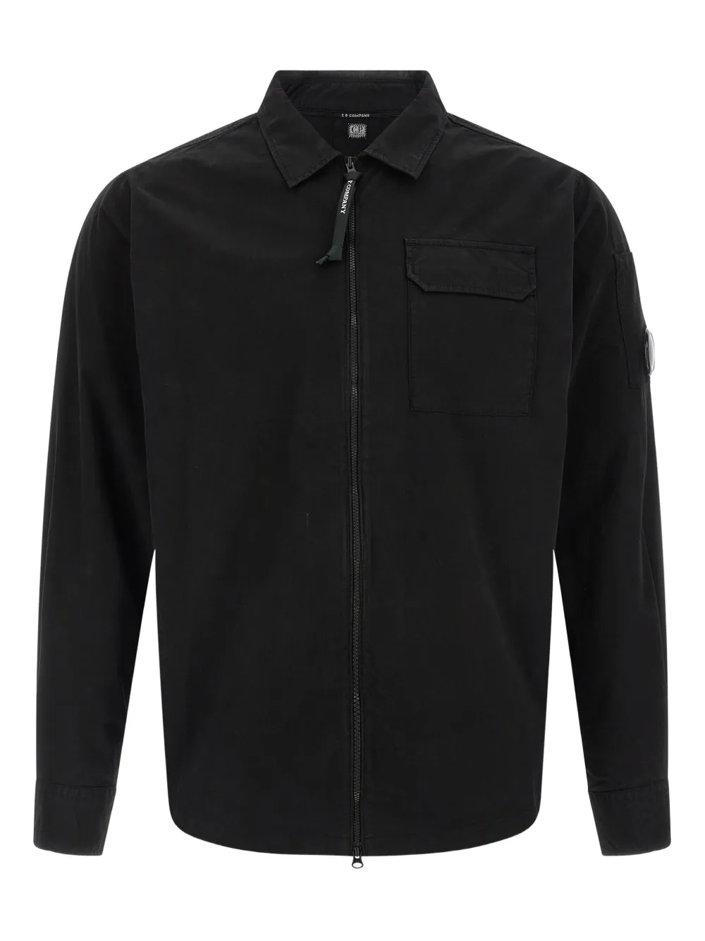 C.P. Company zipped long-sleeved jacket Zwart