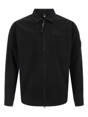 C.P. Company nylon shirt jacket 黒 Sサイズ C.P. Company Taylon L Nylon Zip Shirt Jacket Black at