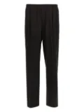Cellar Door Ezio elastic-waistband trousers - Black