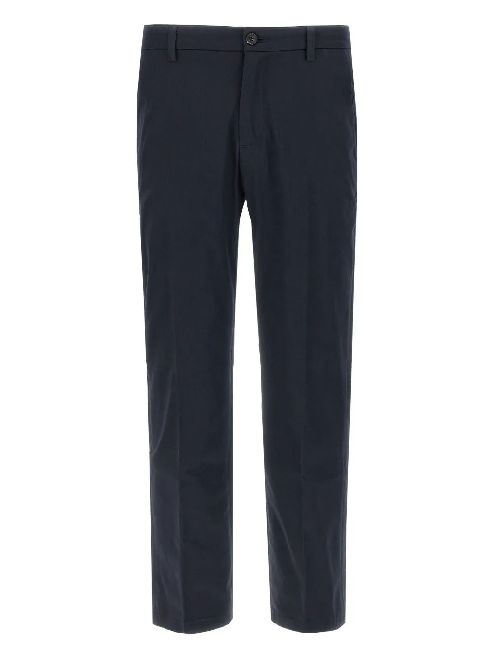 pleated zip-fly trousers