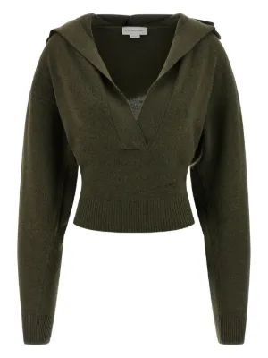 【匿名配送】ステラマッカートニー×エドカーティス ジャガードニット セーター 黒 美品】ステラマッカートニー 22AW デザイン ウール ニット