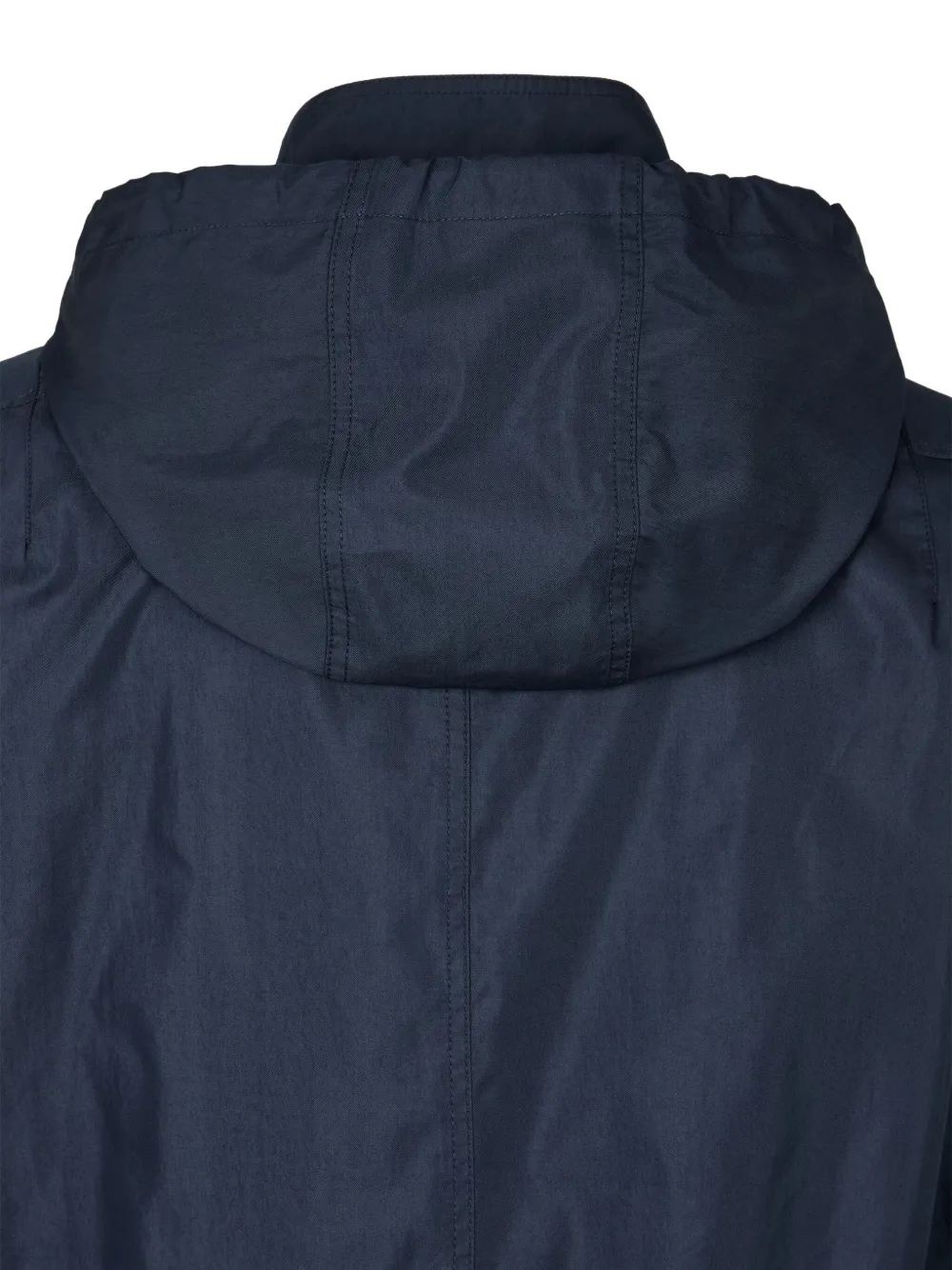 STUDIO TOMBOY Jack met elastische afwerking en capuchon Blauw