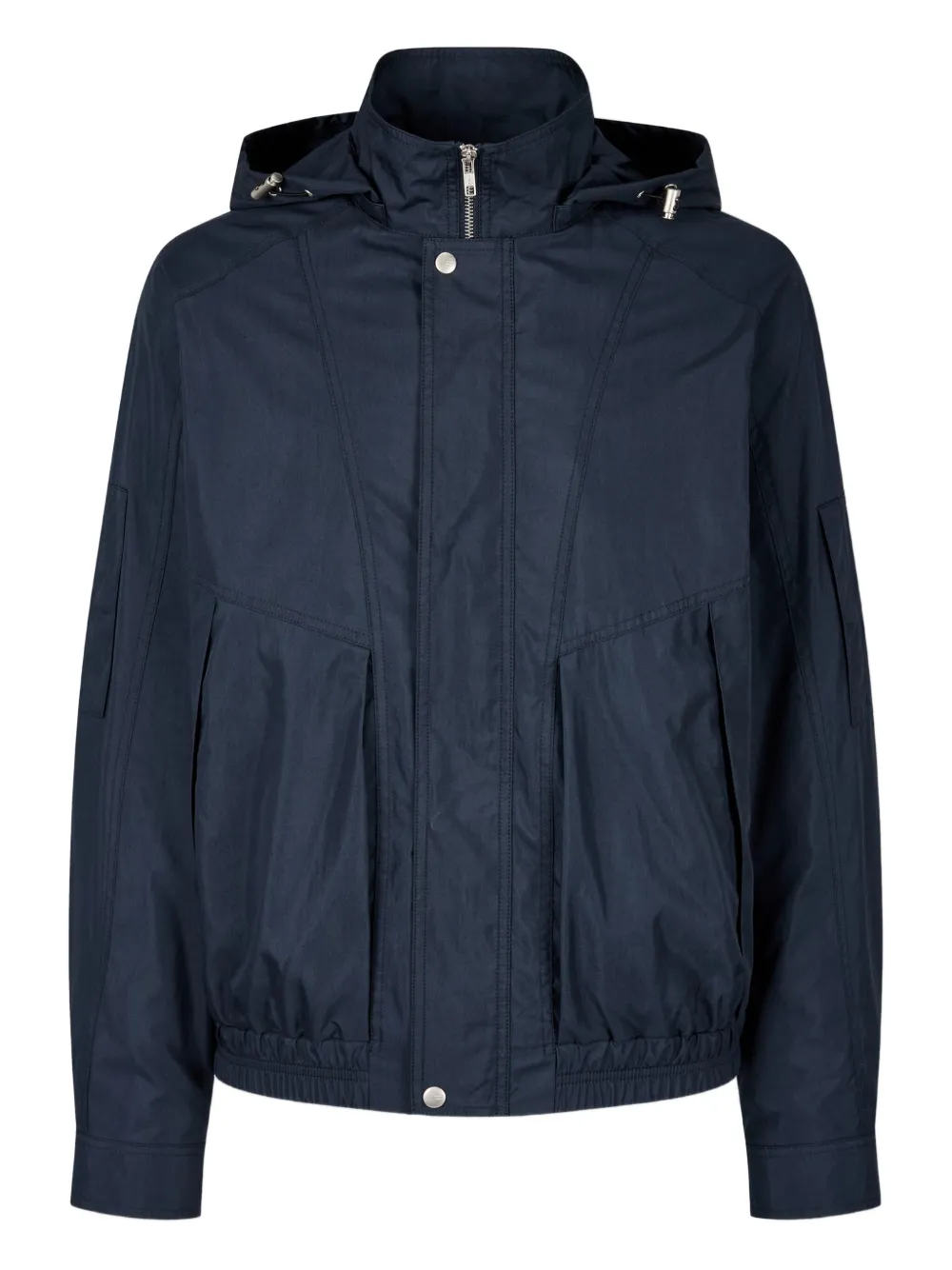 STUDIO TOMBOY elasticated-hem hooded jacket | Blue | Image 1
