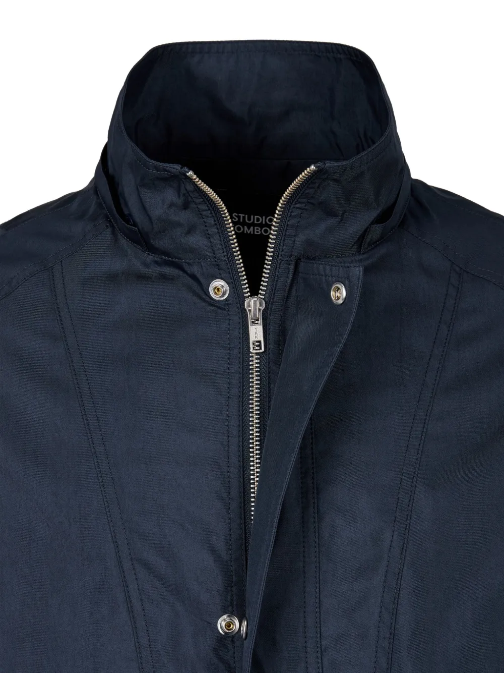 STUDIO TOMBOY Jack met elastische afwerking en capuchon Blauw