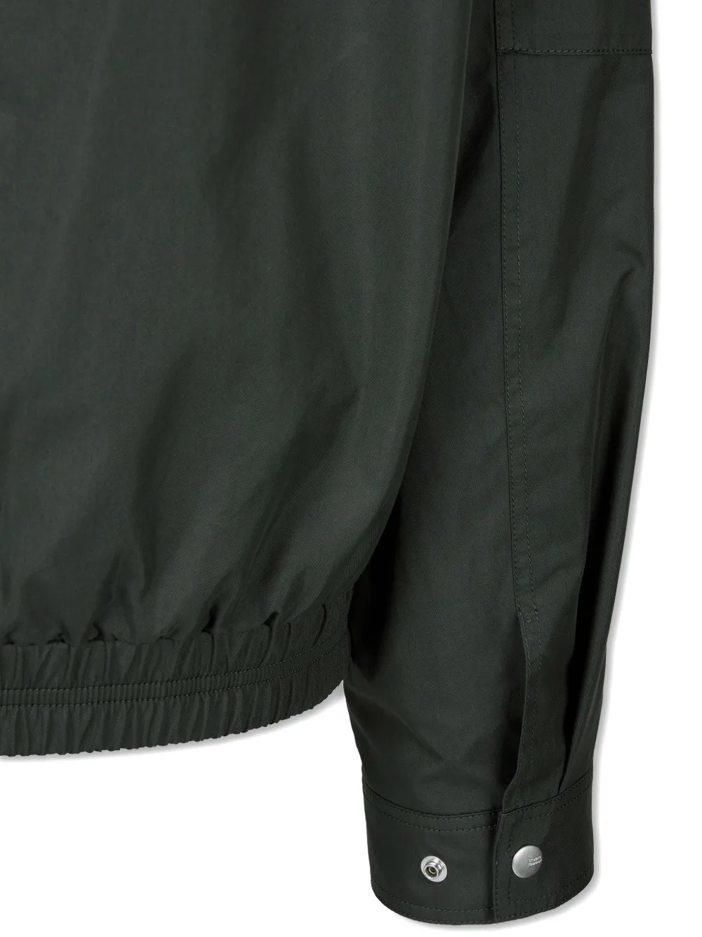 STUDIO TOMBOY Jack met elastische afwerking en capuchon Groen