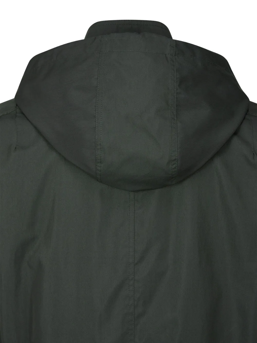 STUDIO TOMBOY Jack met elastische afwerking en capuchon Groen