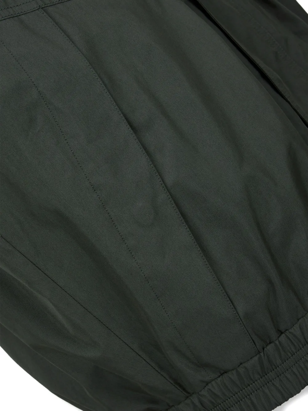 STUDIO TOMBOY Jack met elastische afwerking en capuchon Groen