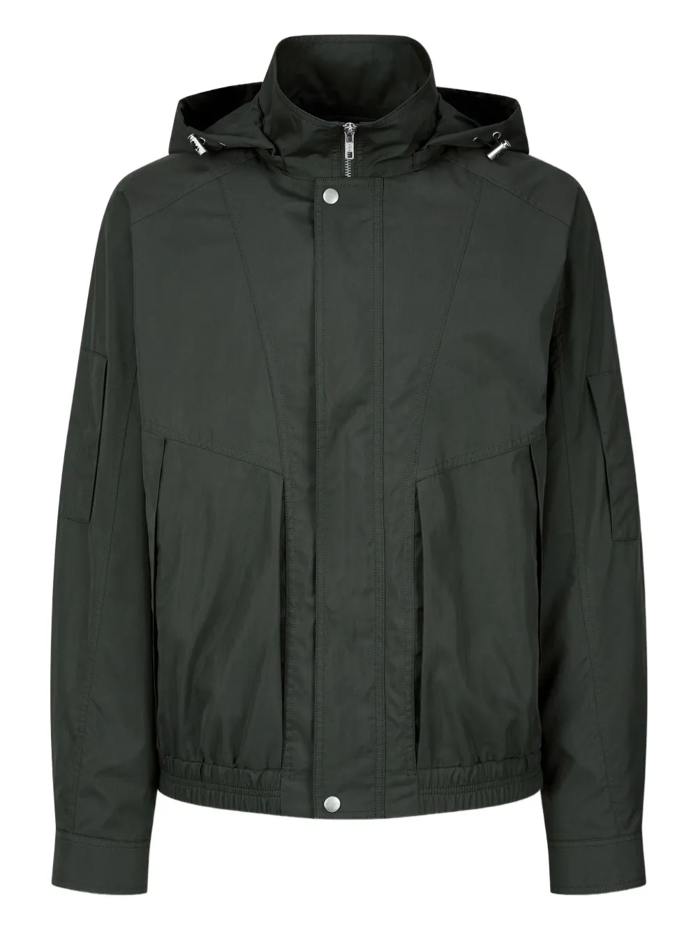STUDIO TOMBOY elasticated-hem hooded jacket | Green | Image 1
